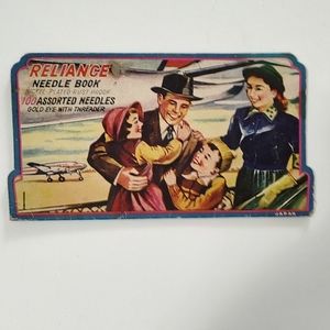 Reliance needle book vintage